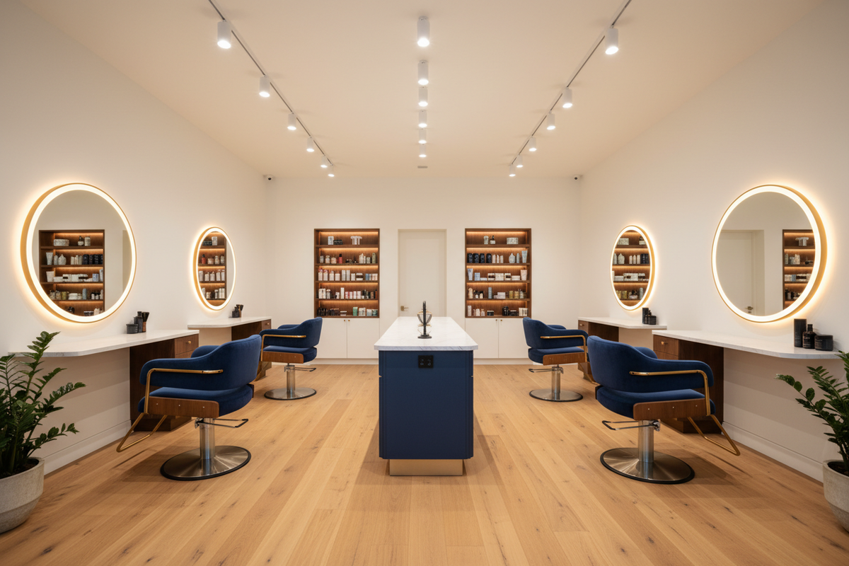New Salon Interior